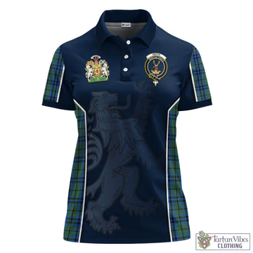 Keith Tartan Women's Polo Shirt with Family Crest and Lion Rampant Vibes Sport Style