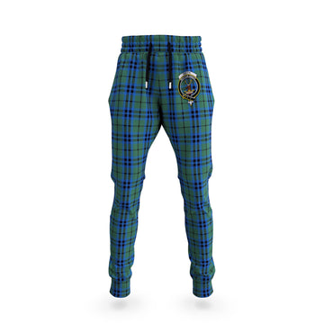 Keith Tartan Joggers Pants with Family Crest