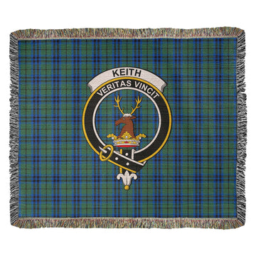 Keith Tartan Woven Blanket with Family Crest