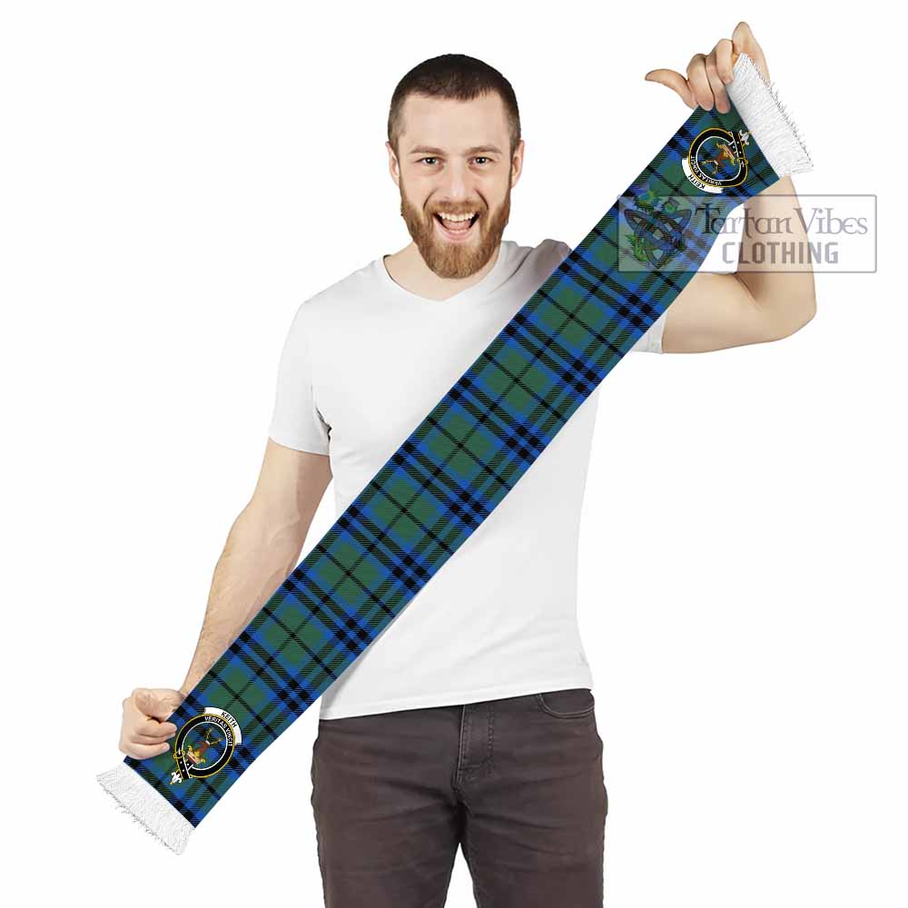 Tartan Vibes Clothing Keith Tartan Ruffneck Scarf with Family Crest