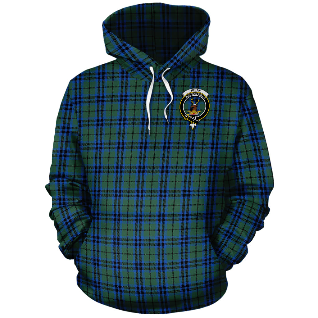 Keith Tartan Hoodie with Family Crest - Tartan Vibes Clothing