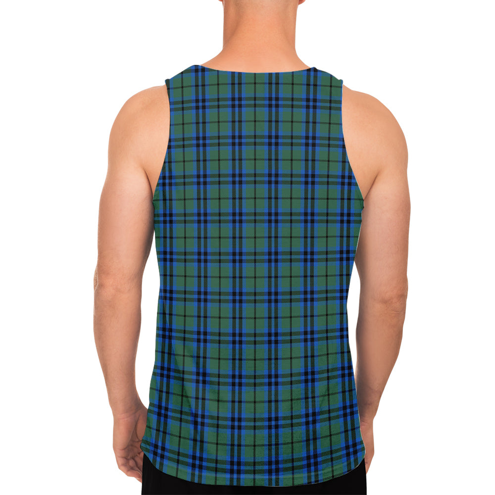 Keith Tartan Mens Tank Top with Family Crest - Tartan Vibes Clothing