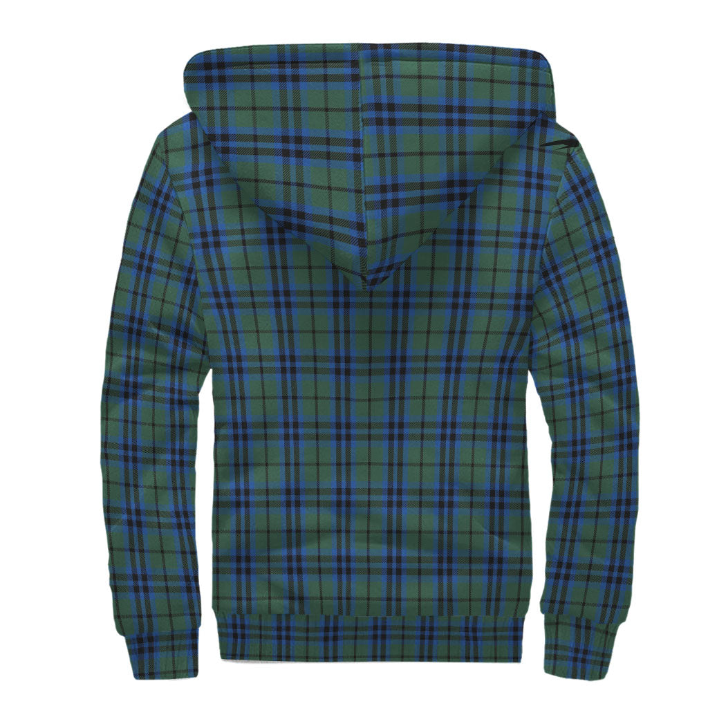 Keith Tartan Sherpa Hoodie with Family Crest - Tartan Vibes Clothing