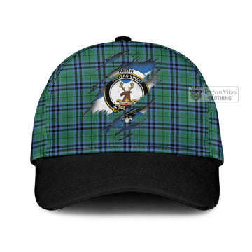 Keith Ancient Tartan Classic Cap with Family Crest In Me Style