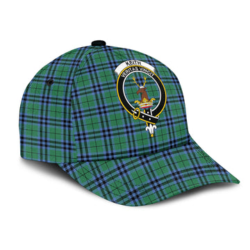 Keith Ancient Tartan Classic Cap with Family Crest