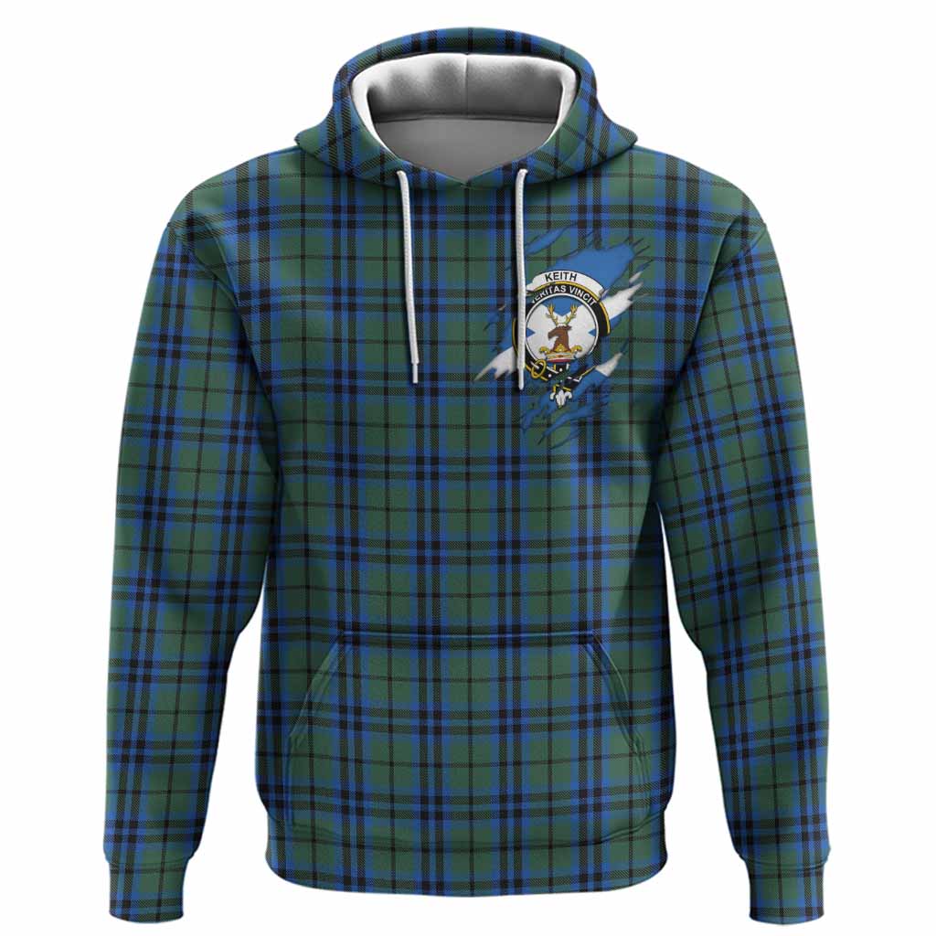 Keith Clan Crest In Me Tartan Hoodie Scotland Flag Style
