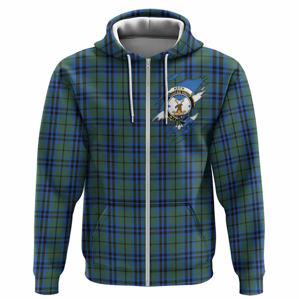 Keith Clan Crest In Me Tartan Hoodie Scotland Flag Style