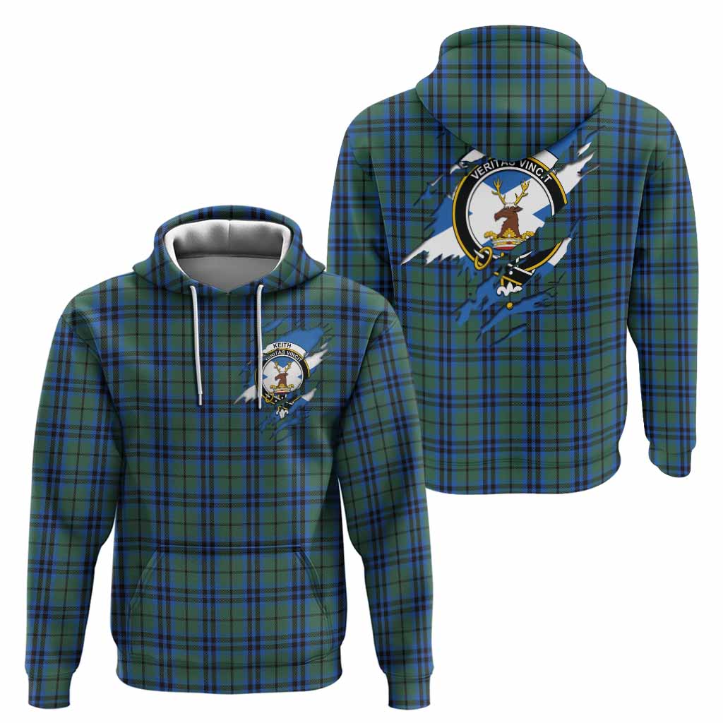 Keith Clan Crest In Me Tartan Hoodie Scotland Flag Style