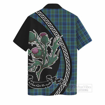 Keith Family Crest Tartan Hawaiian Shirt Alba Thistle Inspired