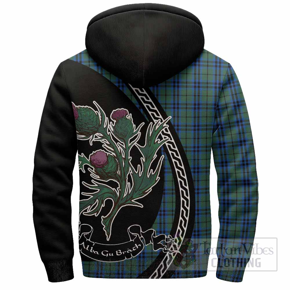 Keith Family Crest Tartan Sherpa Hoodie Alba Thistle Inspired - Tartan Vibes Clothing