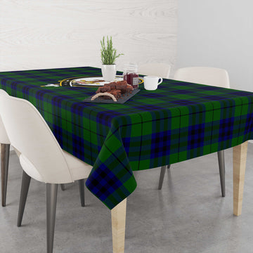 Keith Modern Tatan Tablecloth with Family Crest