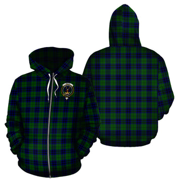 Keith Modern Tartan Hoodie with Family Crest