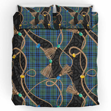 Keith Scottish Tartan Twisted Ropes Stylized Bedding Set UK Bedding Set UK King 91*87 inch - Tartan Vibes Clothing