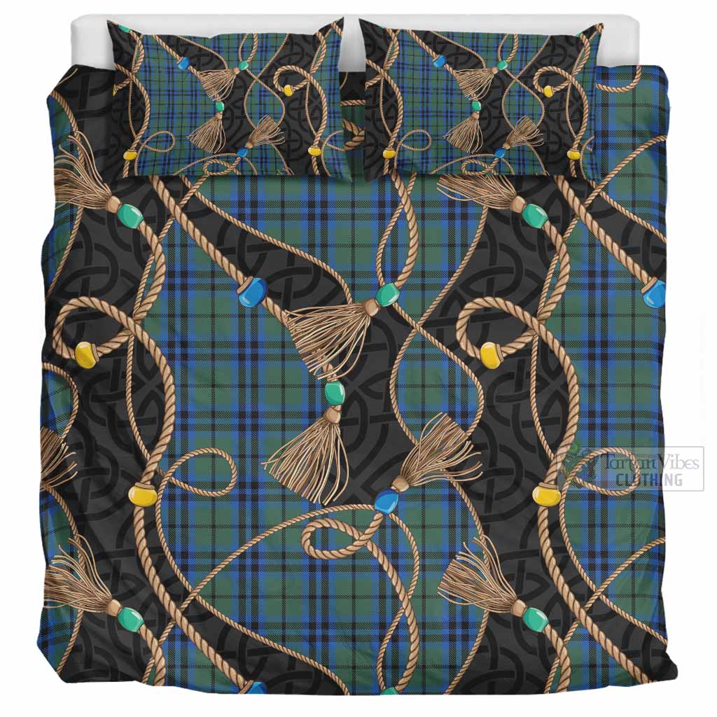 Keith Scottish Tartan Twisted Ropes Stylized Bedding Set UK Bedding Set UK Super King 104*94 inch - Tartan Vibes Clothing