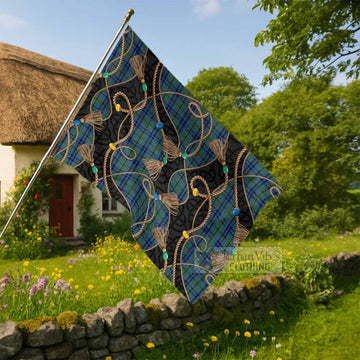 Keith Scottish Tartan Twisted Ropes Stylized House Flag