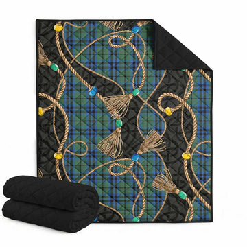 Keith Scottish Tartan Twisted Ropes Stylized Premium Quilt