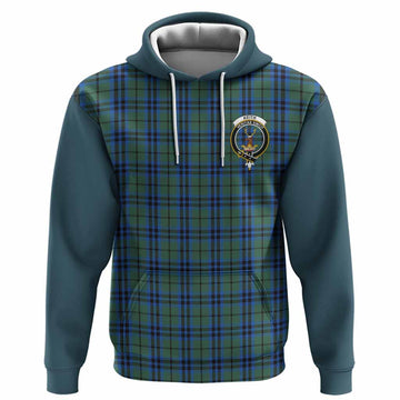 Keith Tartan Accent Hoodie with Family Crest