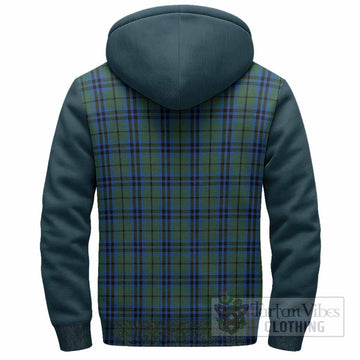 Keith Tartan Accent Sherpa Hoodie with Family Crest