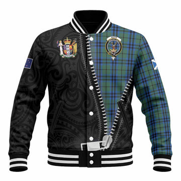 Keith Tartan Baseball Jacket New Zealand Pattern Unique Zipper Stylized