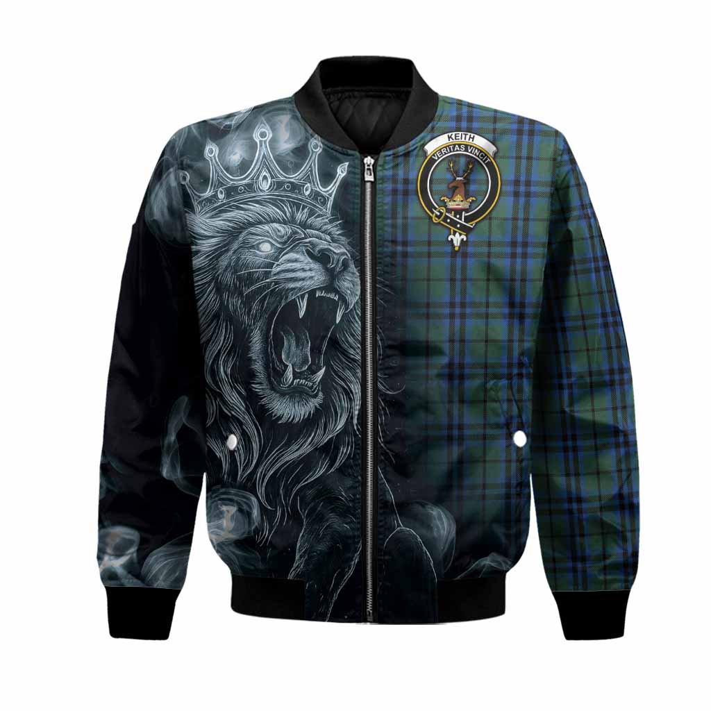 Keith Tartan Bomber Jacket Roaring Lion Heritage