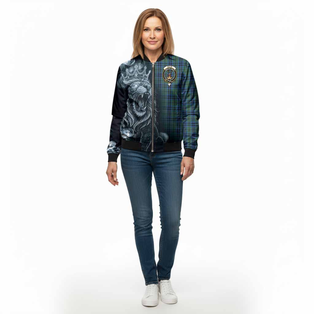 Keith Tartan Bomber Jacket Roaring Lion Heritage