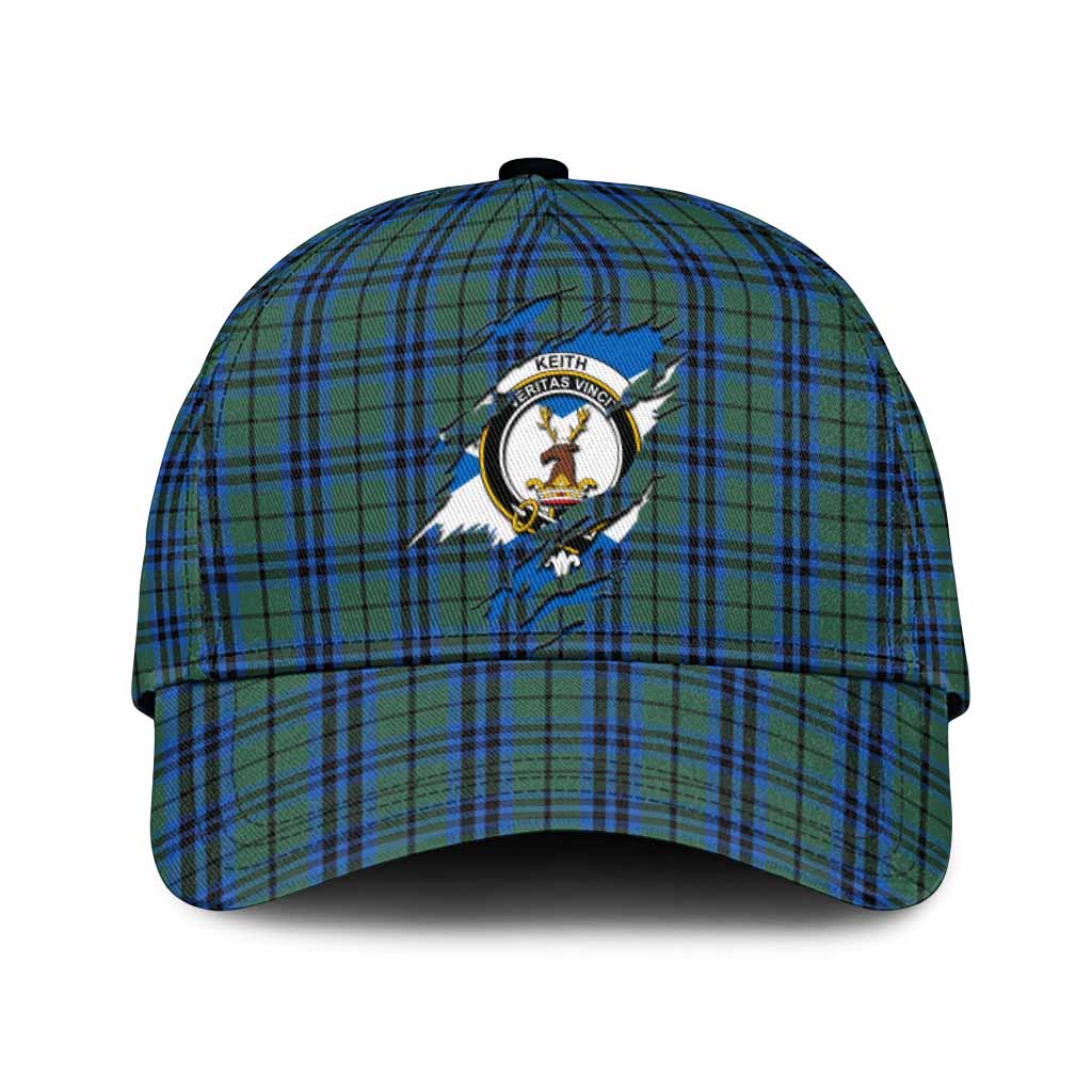 Keith Tartan Classic Cap with Family Crest In Me Style