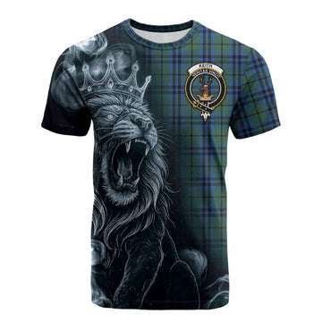 Keith Tartan Cotton T-shirt Roaring Lion Heritage