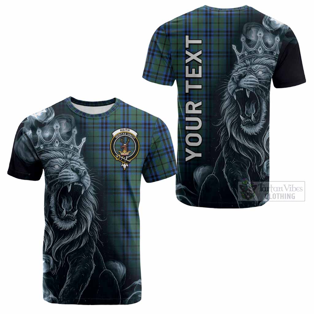 Keith Tartan Cotton T-shirt Roaring Lion Heritage