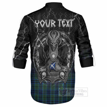 Keith Tartan Crest Ghillie Shirt Celtic Odin's Raven Legacy