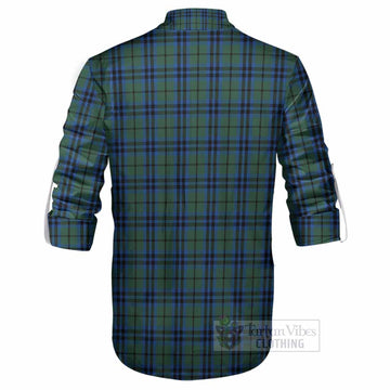 Keith Tartan Crest Ghillie Shirt Ferocious Lion Style