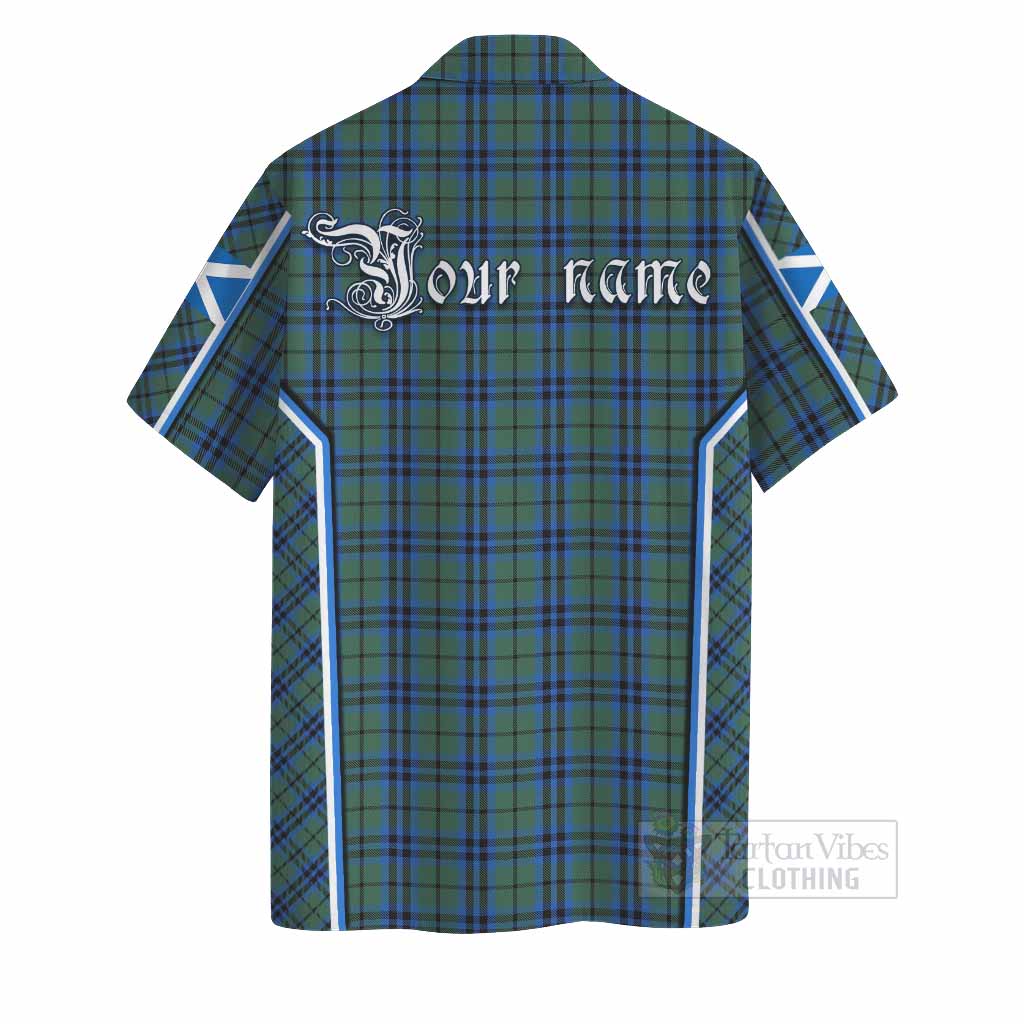 Keith Tartan Crest Hawaiian Shirt Scotland Coat of Arm Flag Style - Tartan Vibes Clothing