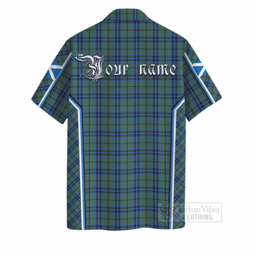 Keith Tartan Crest Hawaiian Shirt Scotland Coat of Arm Flag Style