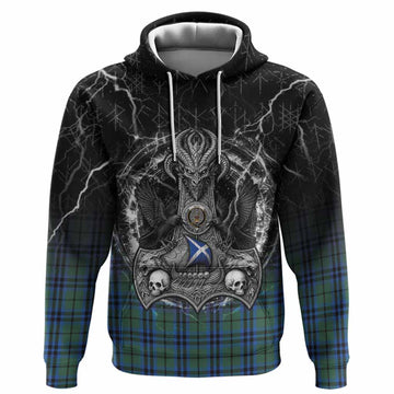 Keith Tartan Crest Hoodie Celtic Odin's Raven Legacy