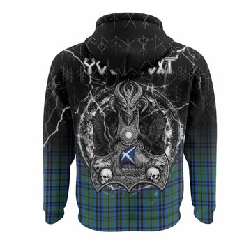 Keith Tartan Crest Hoodie Celtic Odin's Raven Legacy