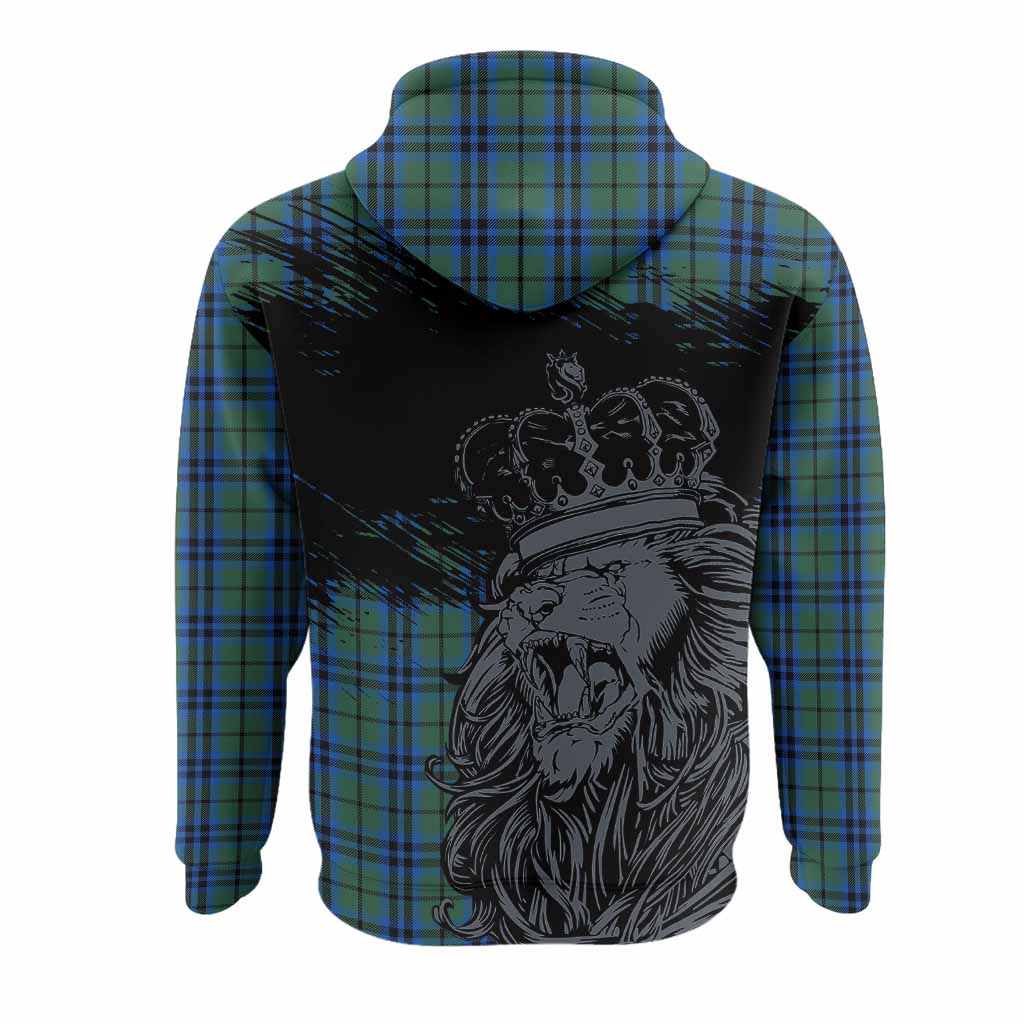 Keith Tartan Crest Hoodie Crowned Lion Heritage Style