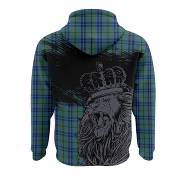 Keith Tartan Crest Hoodie Crowned Lion Heritage Style