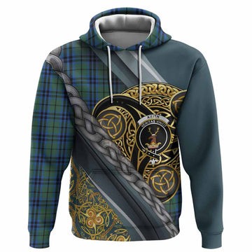 Keith Tartan Crest Hoodie Scottish Triskele Celtic