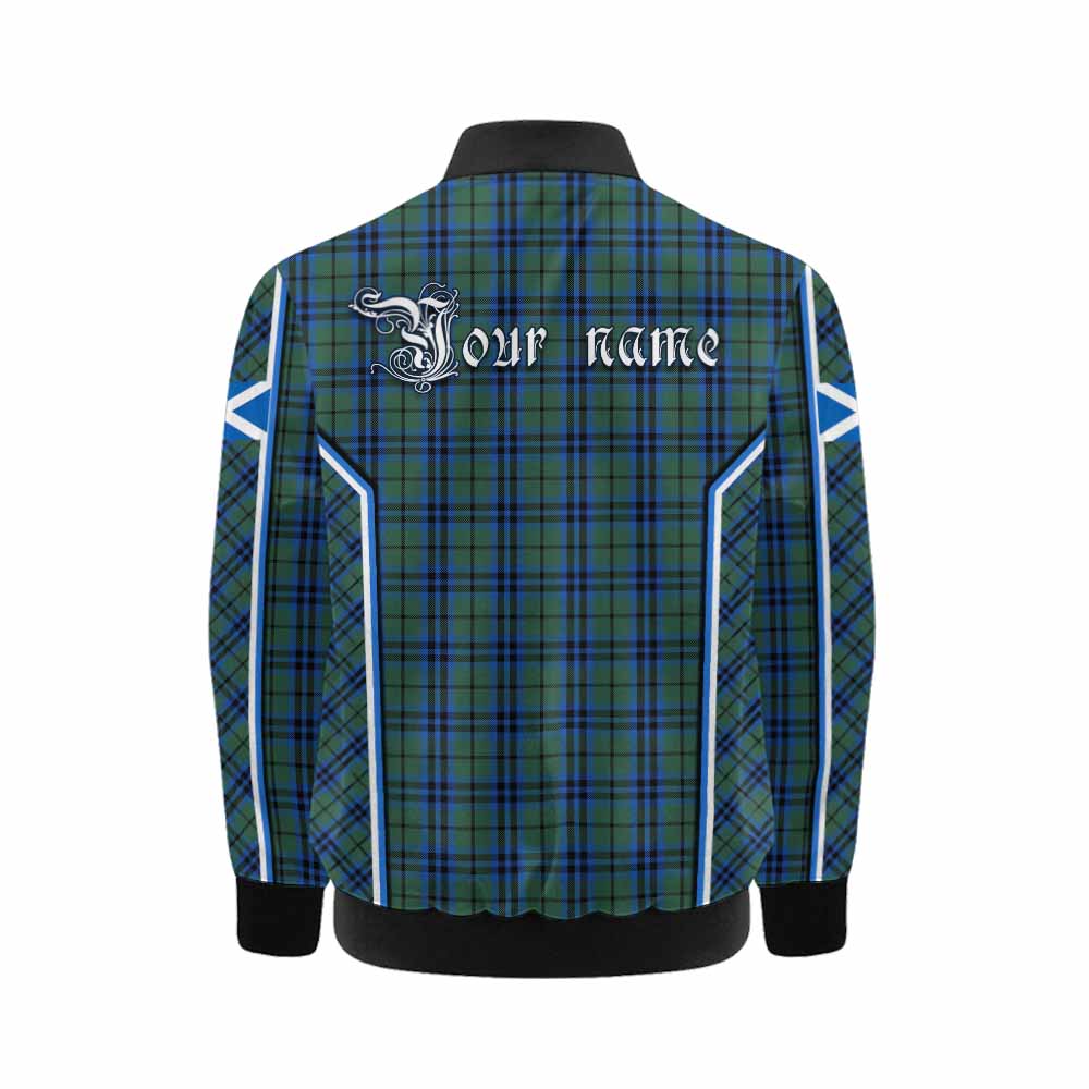 Keith Tartan Crest Kid Bomber Jacket Scotland Coat of Arm Flag Style - Tartan Vibes Clothing