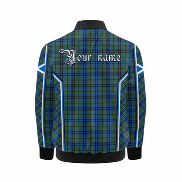 Keith Tartan Crest Kid Bomber Jacket Scotland Coat of Arm Flag Style - Tartan Vibes Clothing