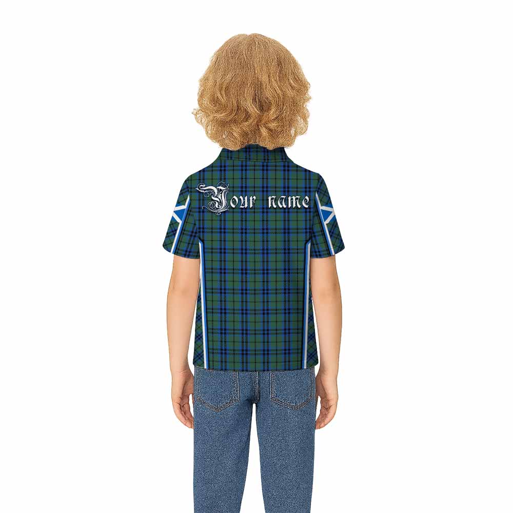Keith Tartan Crest Kid Polo Shirt Scotland Coat of Arm Flag Style - Tartan Vibes Clothing