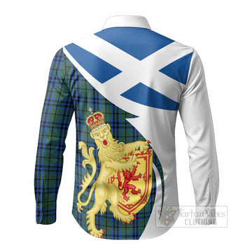 Keith Tartan Crest Lion Rampant Long Sleeve Button Shirts Classic Scottish Style - Tartan Vibes Clothing