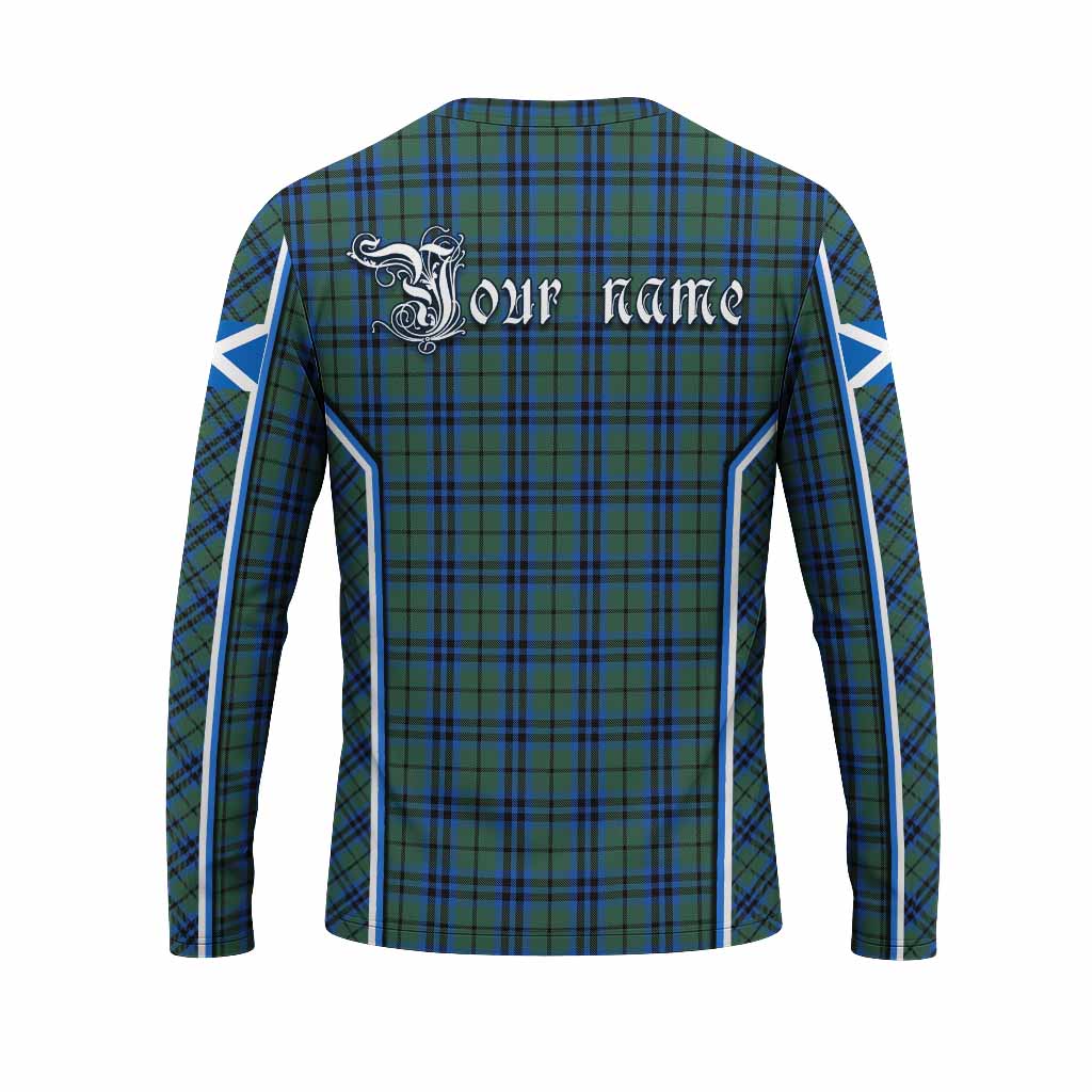 Keith Tartan Crest Long Sleeve T-Shirt Scotland Coat of Arm Flag Style - Tartan Vibes Clothing