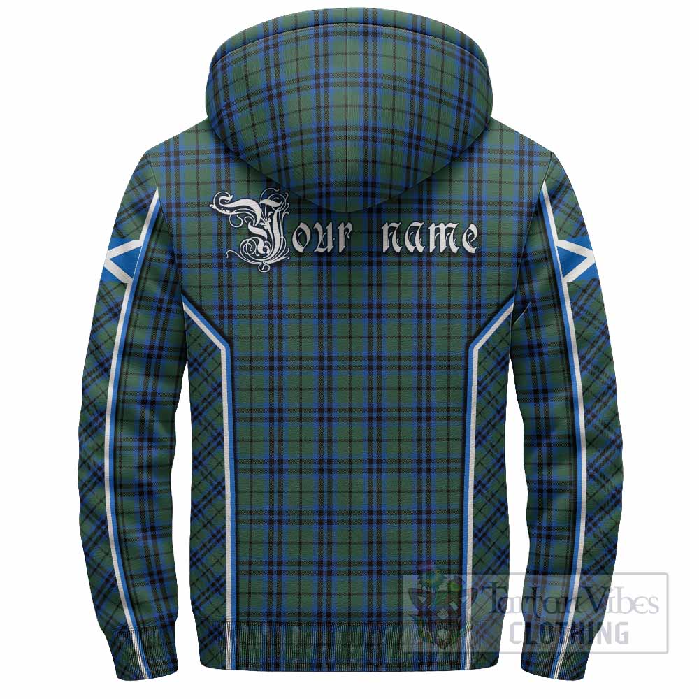 Keith Tartan Crest Sherpa Hoodie Scotland Coat of Arm Flag Style - Tartan Vibes Clothing