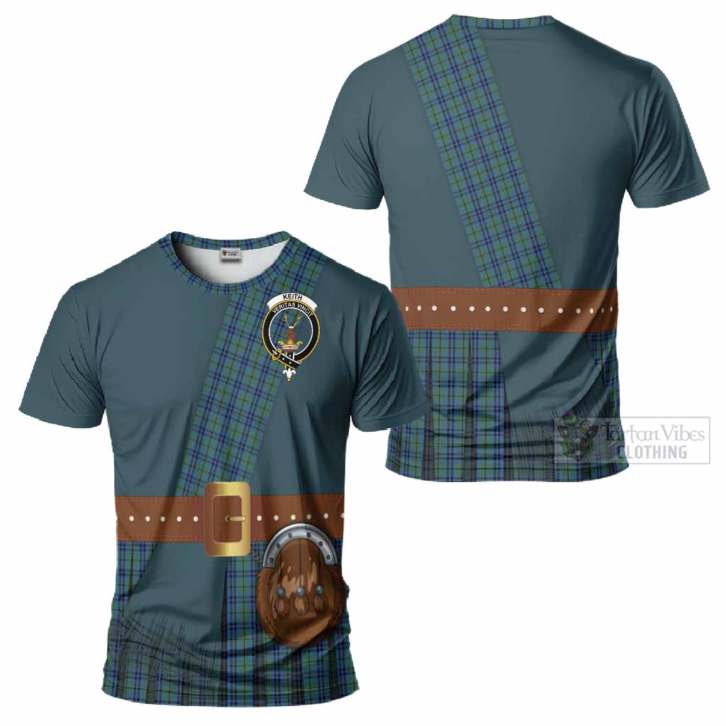 Keith Tartan Crest T-Shirt Kilt Costume Style