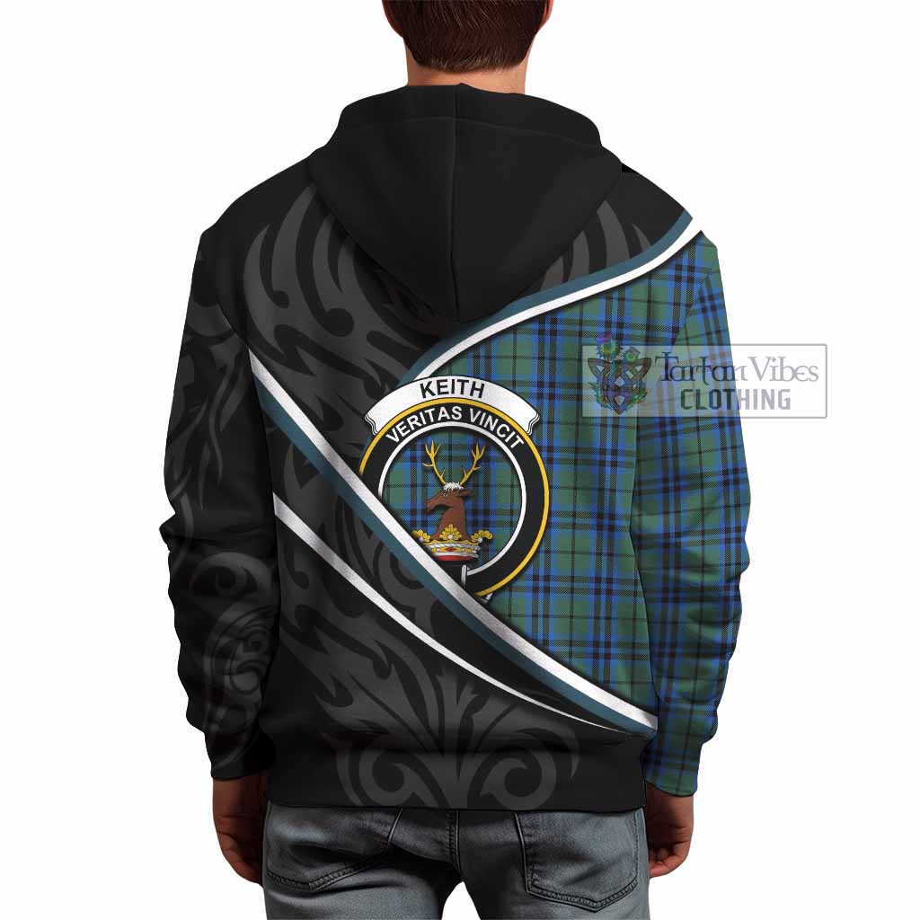Keith Tartan Family Crest Hoodie Celtic Scottish Thistle Floral - Tartan Vibes Clothing