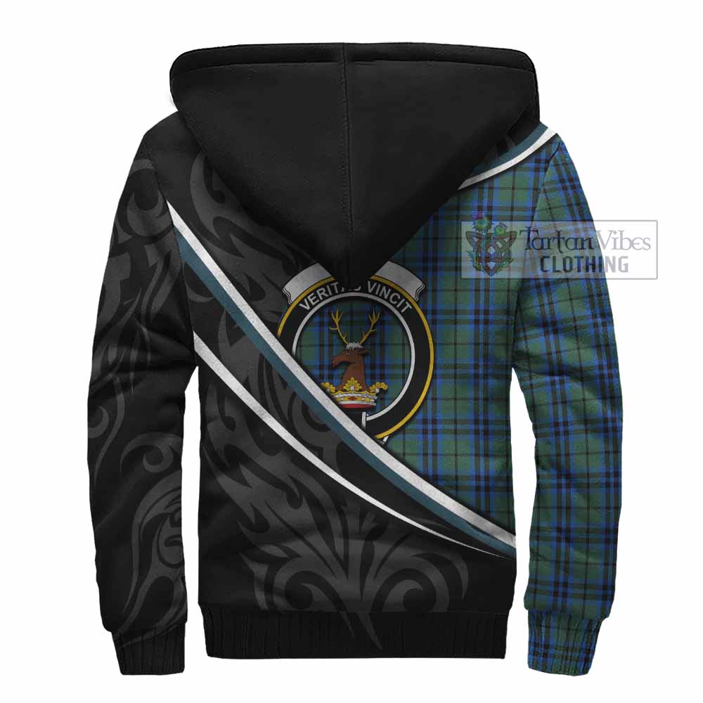 Keith Tartan Family Crest Sherpa Hoodie Celtic Scottish Thistle Floral - Tartan Vibes Clothing