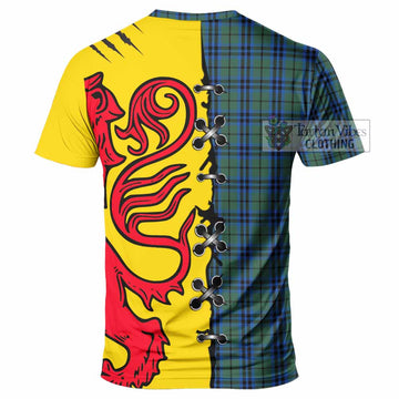 Keith Tartan Family Crest T-shirt Lion Rampant Honor - Tartan Vibes Clothing