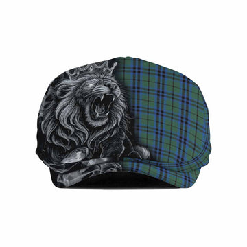 Keith Tartan Flat Cap, Jeff Cap Roaring Lion Heritage