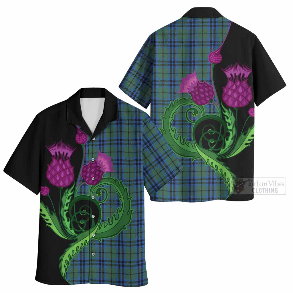 Keith Tartan Hawaiian Shirt Traditional Scottish Thistle