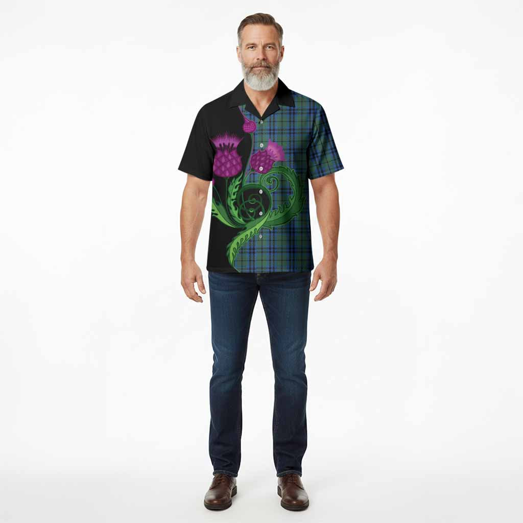 Keith Tartan Hawaiian Shirt Traditional Scottish Thistle